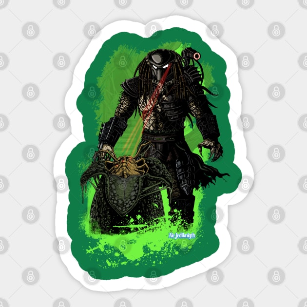 Alien vs Predator egg Sticker by Ale_jediknigth